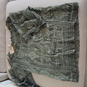 Crochet Detail Blouse